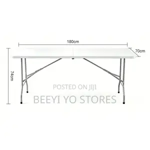 180cm Foldable Plastic Utility Banquet Table.