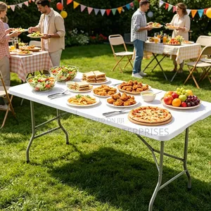 180cm Foldable Plastic Utility Banquet Table.