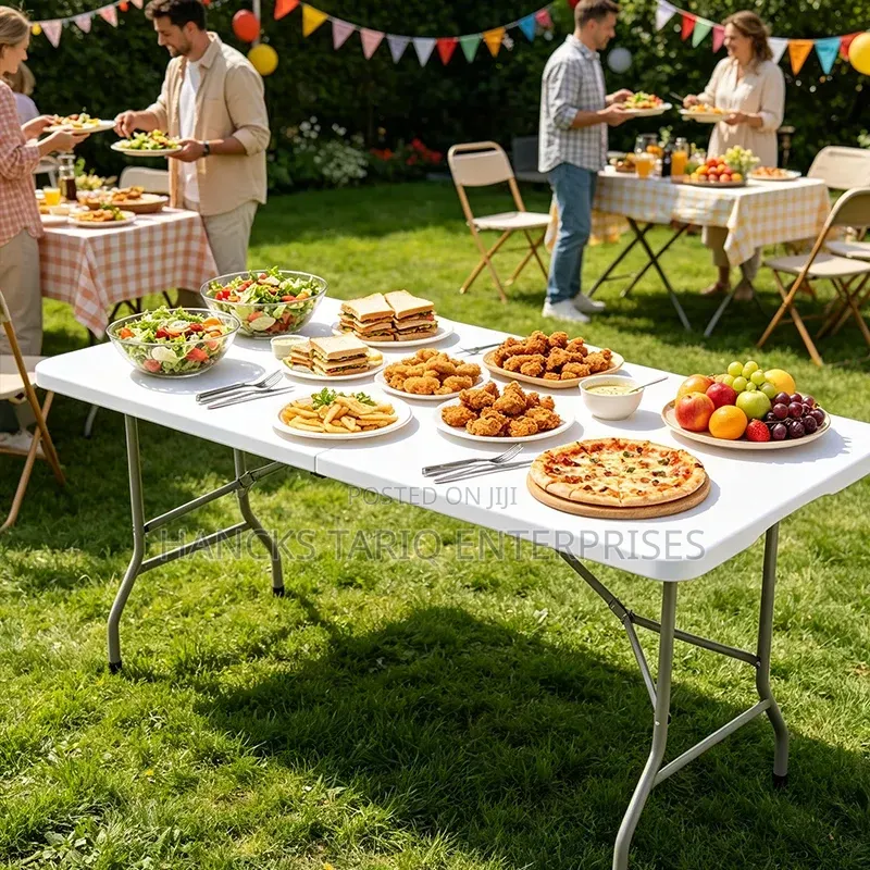 180cm Foldable Plastic Utility Banquet Table.