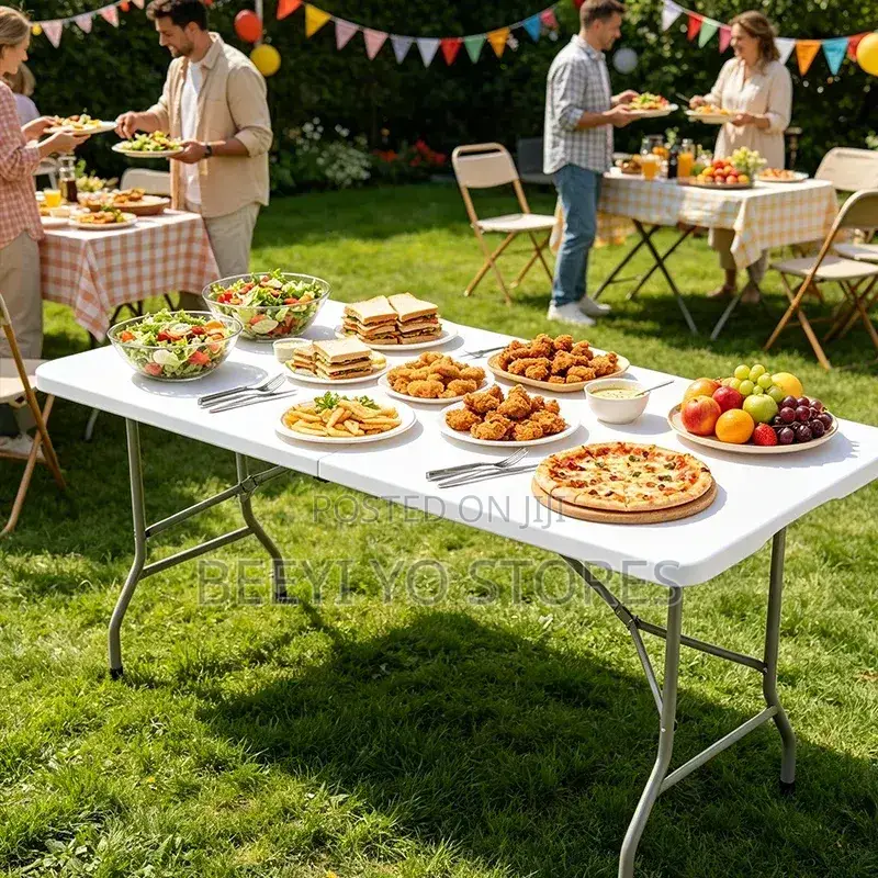 180cm Foldable Plastic Utility Banquet Table.