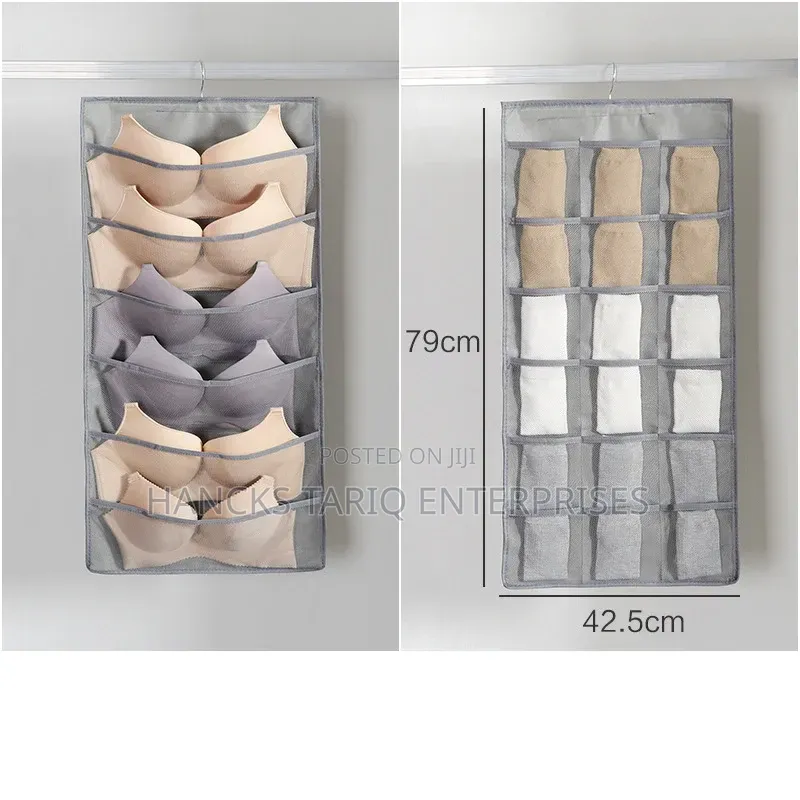 Double-Sided Hanging Closet Organizer (Underwear, Bra, and Sock More).