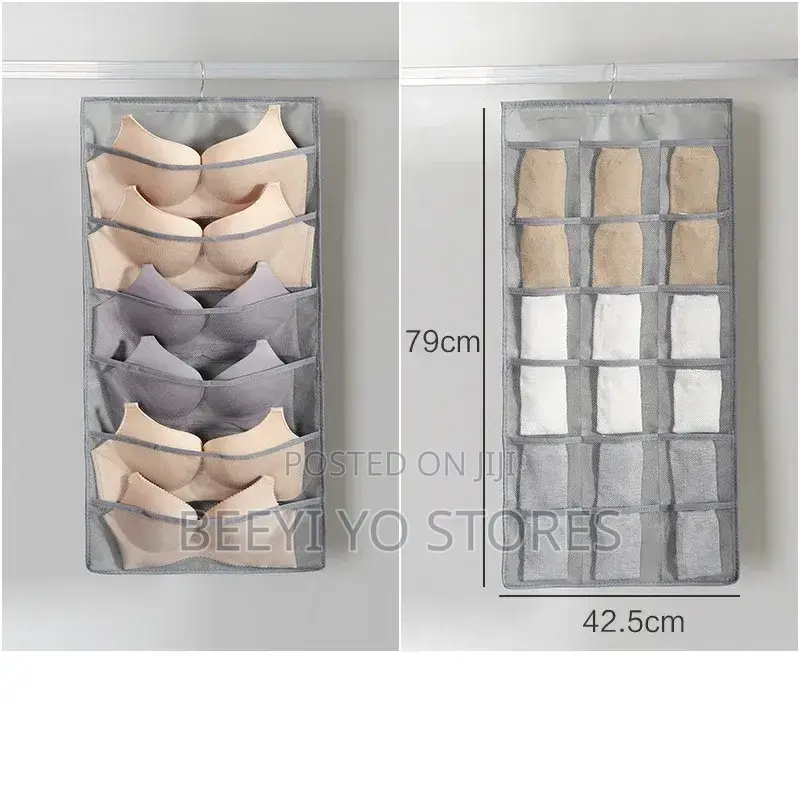 Double-Sided Hanging Closet Organizer (Underwear, Bra, and Sock More).