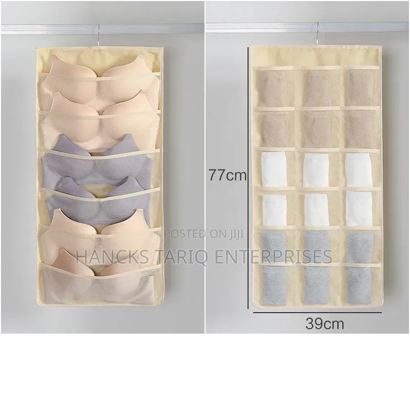 Double-Sided Hanging Closet Organizer (Underwear, Bra, and Sock More).