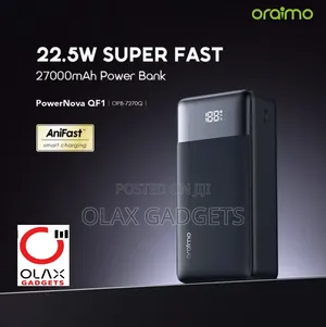 Oraimo 27000mah 22.5w Powerbank With C to C Ports