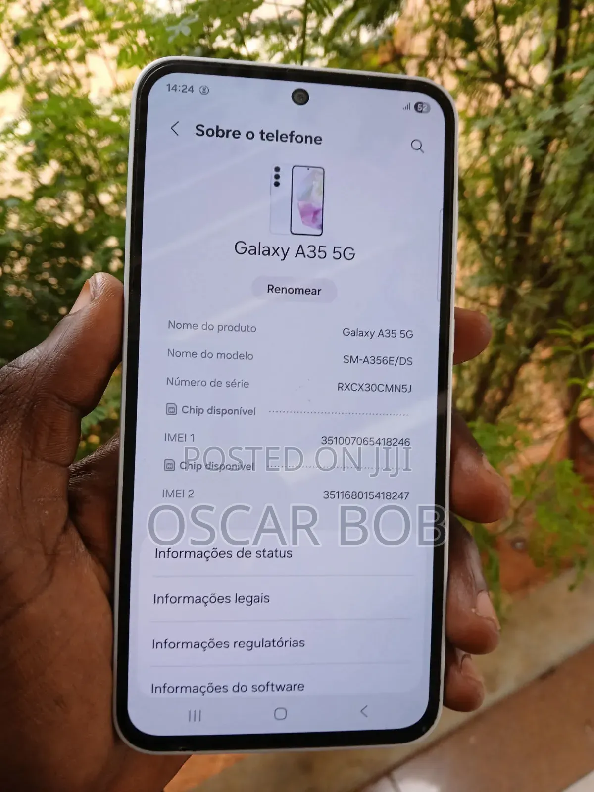 New Samsung Galaxy A35 256 GB White