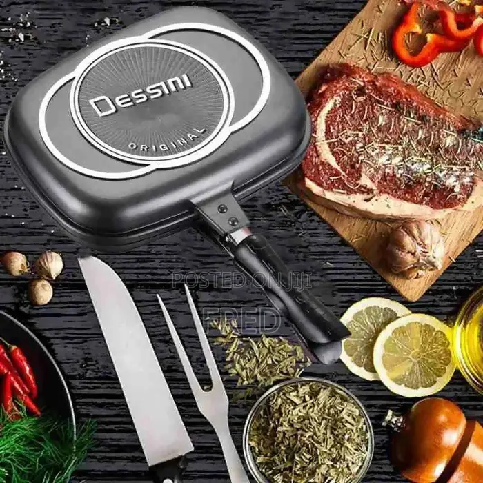 Chef Brand Double-Sided Grill Pan