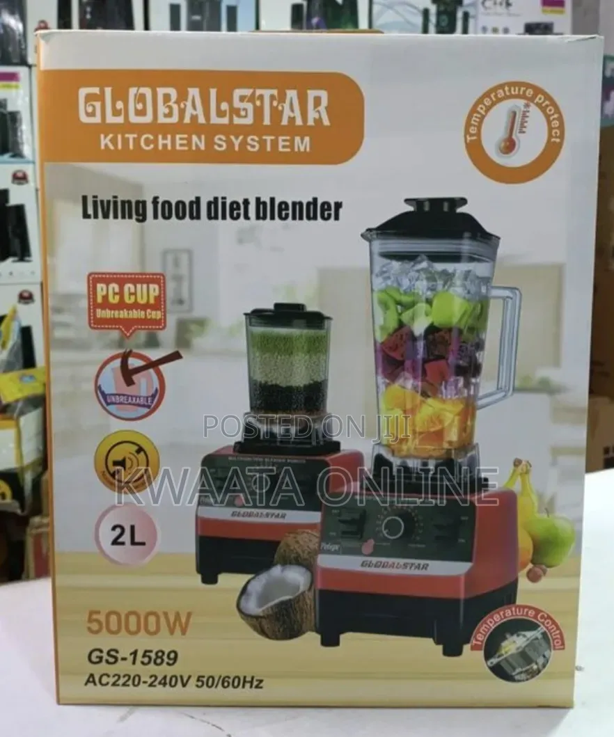 2L Globalstar Heavy Duty Commercial Living Food Diet Blender (GS-1589)