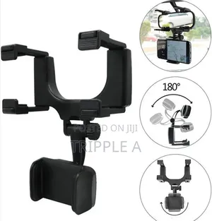360 Universal Rotatable Car Rearview Mirror Phone Holder