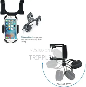 360 Universal Rotatable Car Rearview Mirror Phone Holder