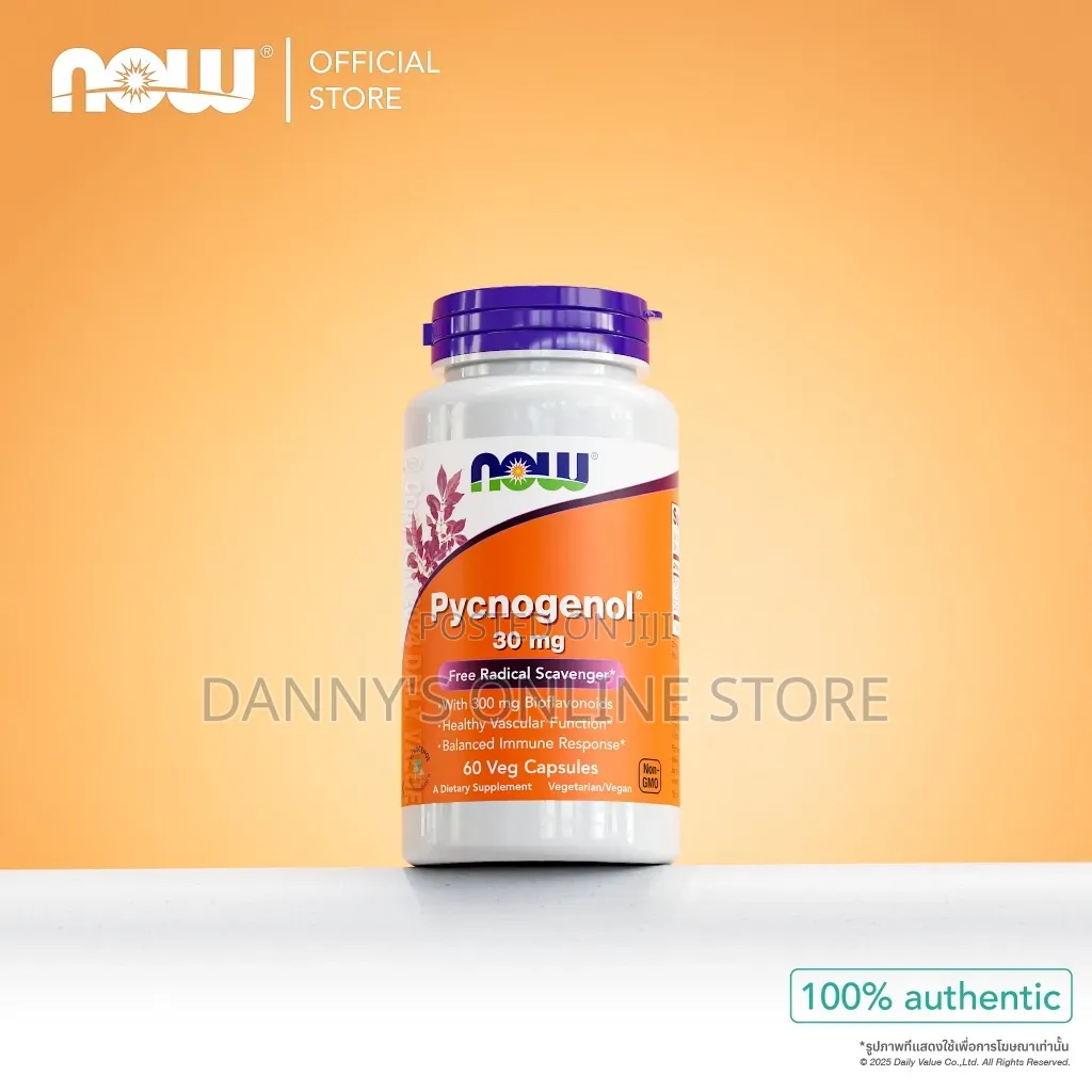 Pcynogenol, 30mg, With Bioflavonoids, 60 Capsules.