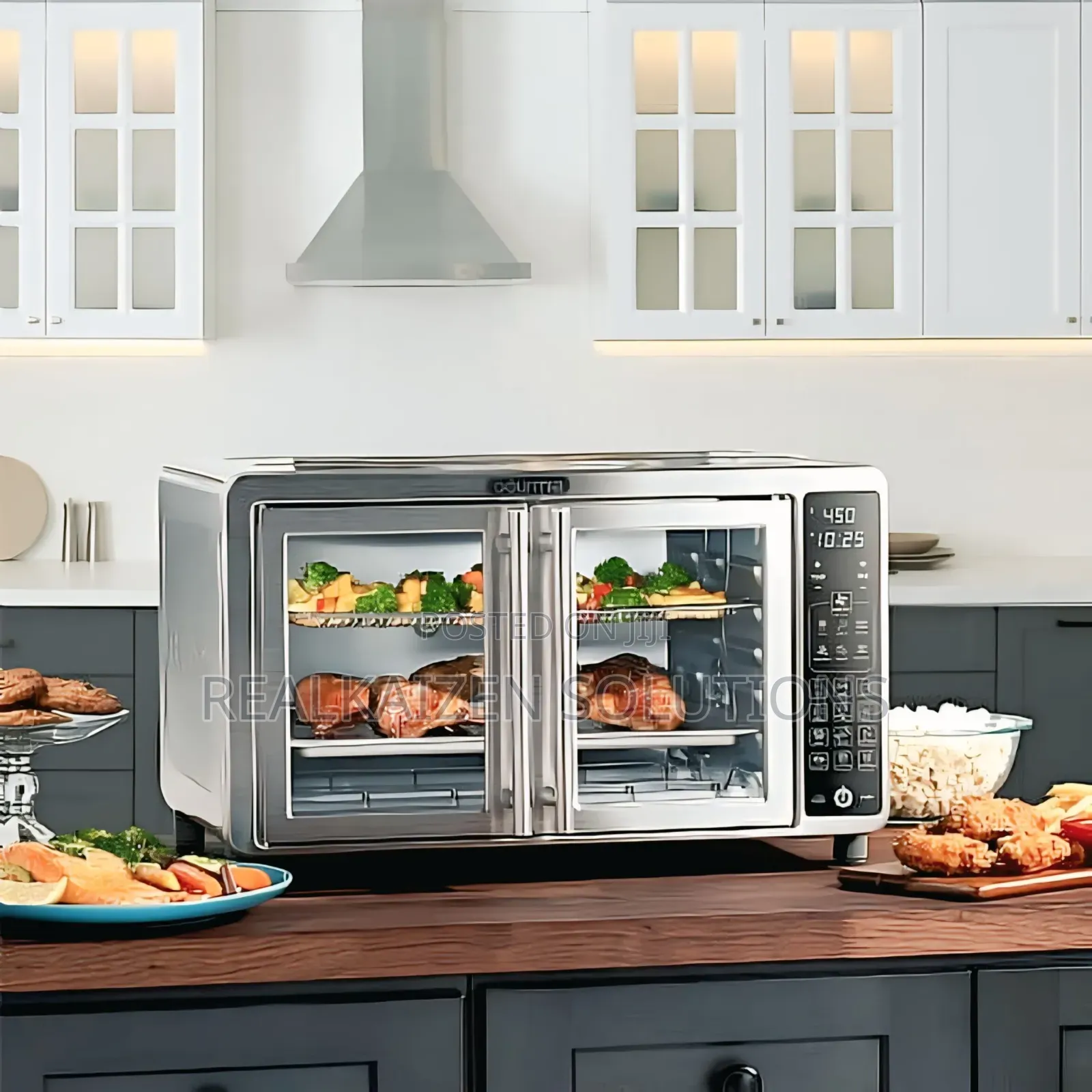 USA GOURMIA 19 in 1 Stainless Steel 24L Digital Oven With Air Fryer