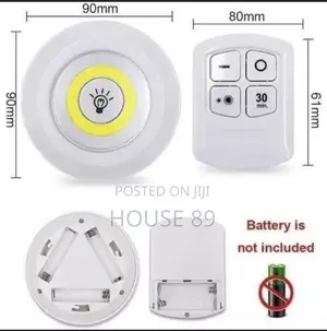 3 Wireless LED Puck Lights