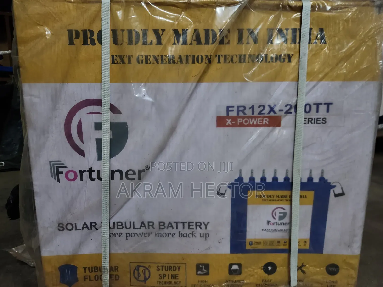 Fortuner Tubular Batteries 200ah- 12V