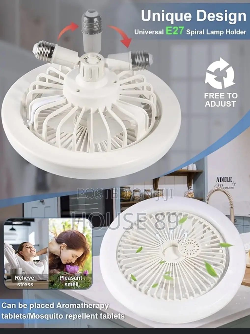 2 in 1 Multi Fan Light