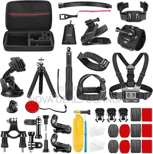 NEEWER 50 in 1 Action Camera Accessory Kit Compatible With GoPro Hero
