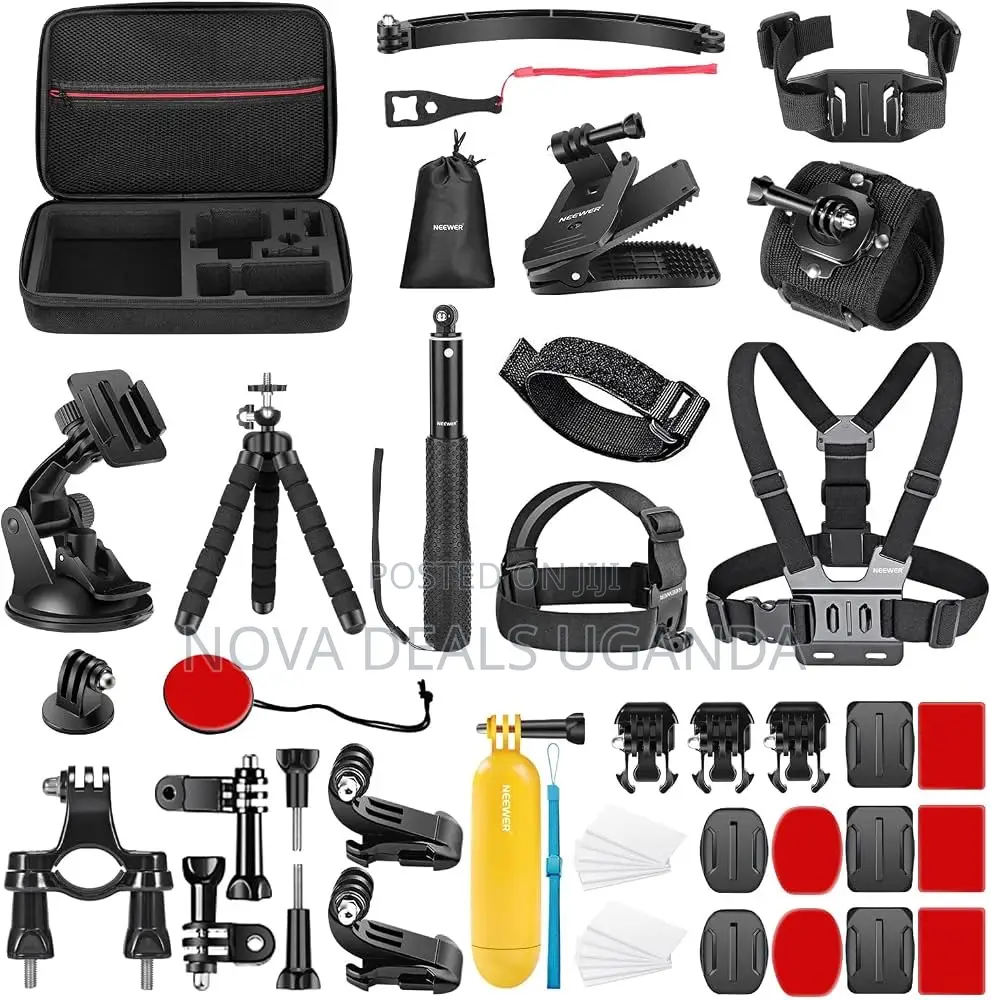 NEEWER 50 in 1 Action Camera Accessory Kit Compatible With GoPro Hero
