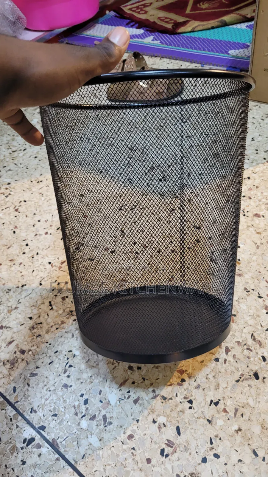 Waste Bin or Round Wire Mesh Waste Bin