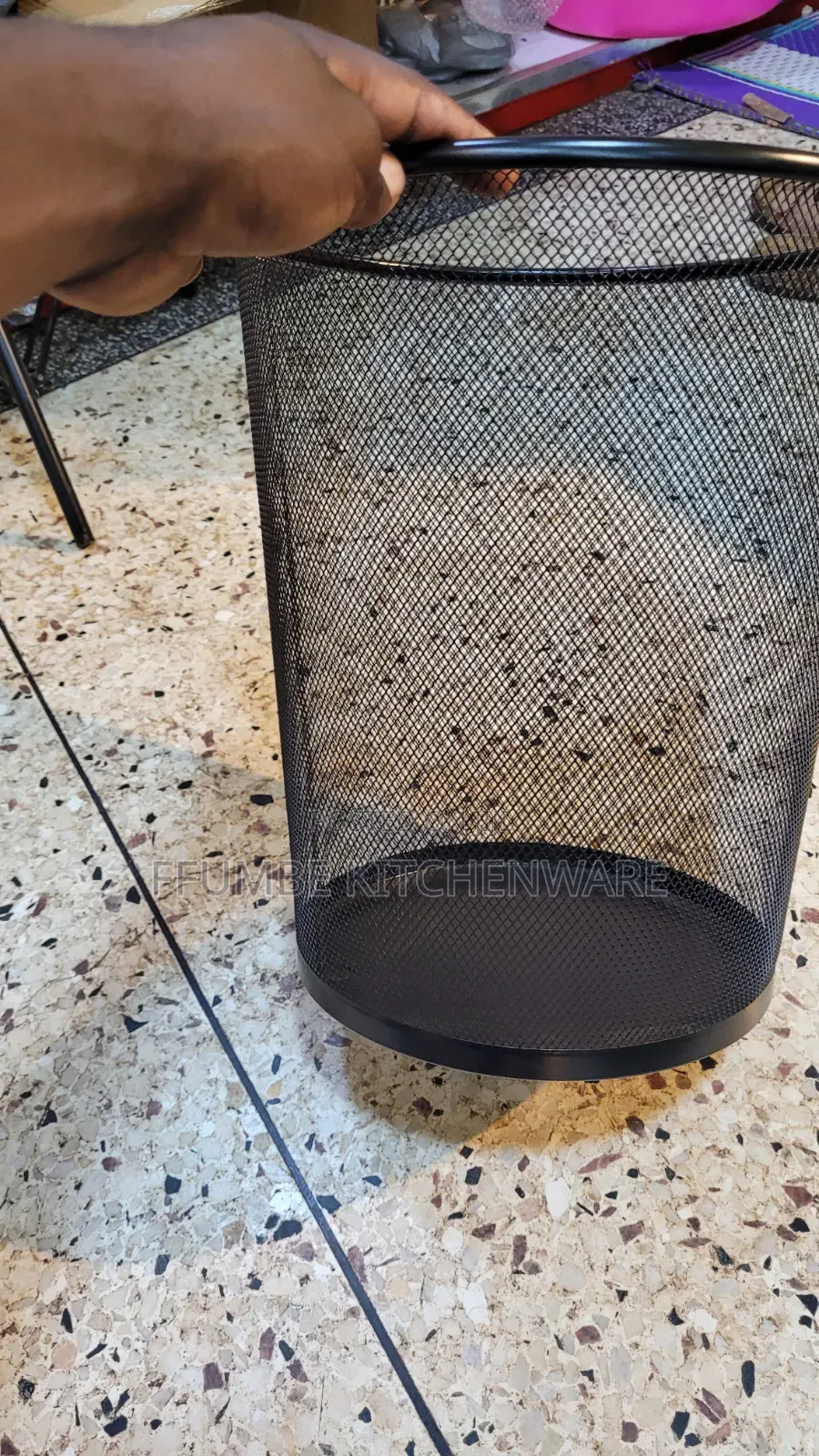 Waste Bin or Round Wire Mesh Waste Bin