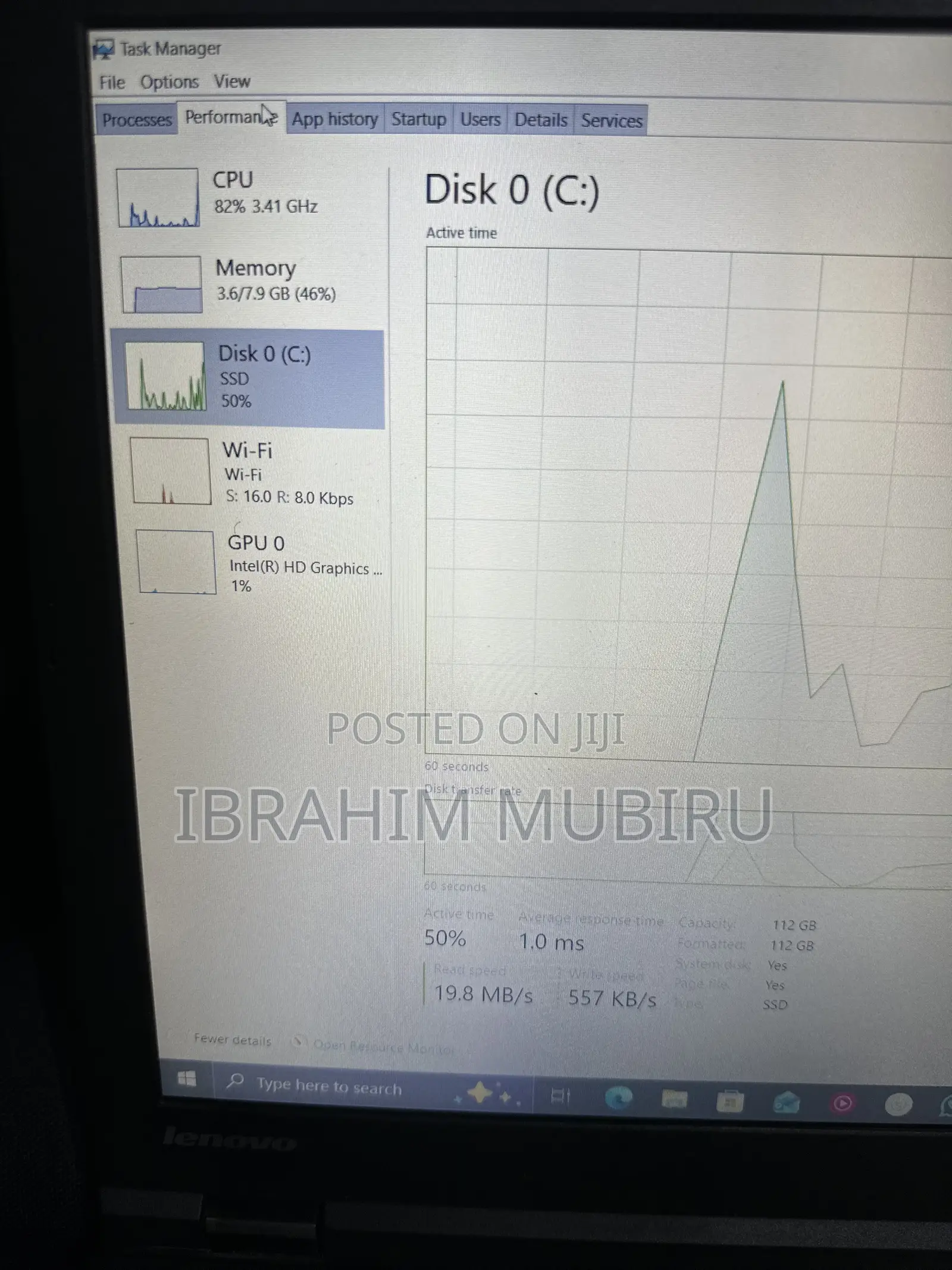 Laptop Lenovo ThinkPad T540p 8GB Intel Core i7 SSD 256GB
