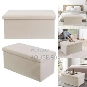Soft Fabric Coloured Ottoman