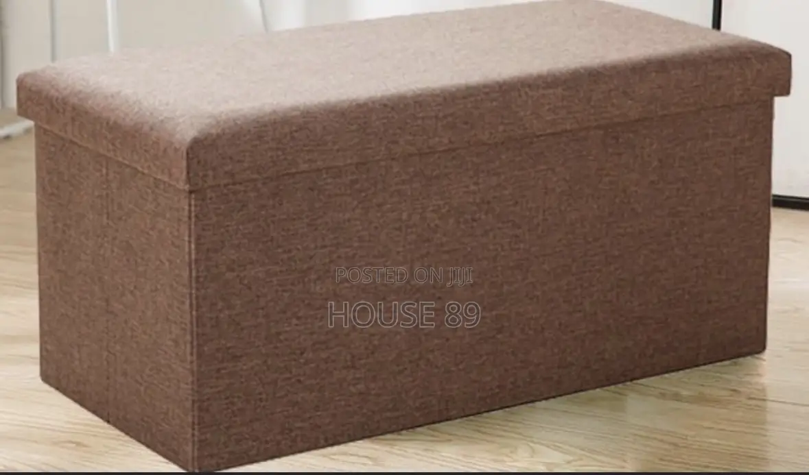 Soft Fabric Coloured Ottoman