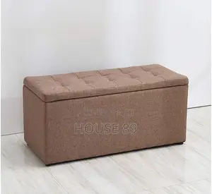Soft Fabric Coloured Ottoman