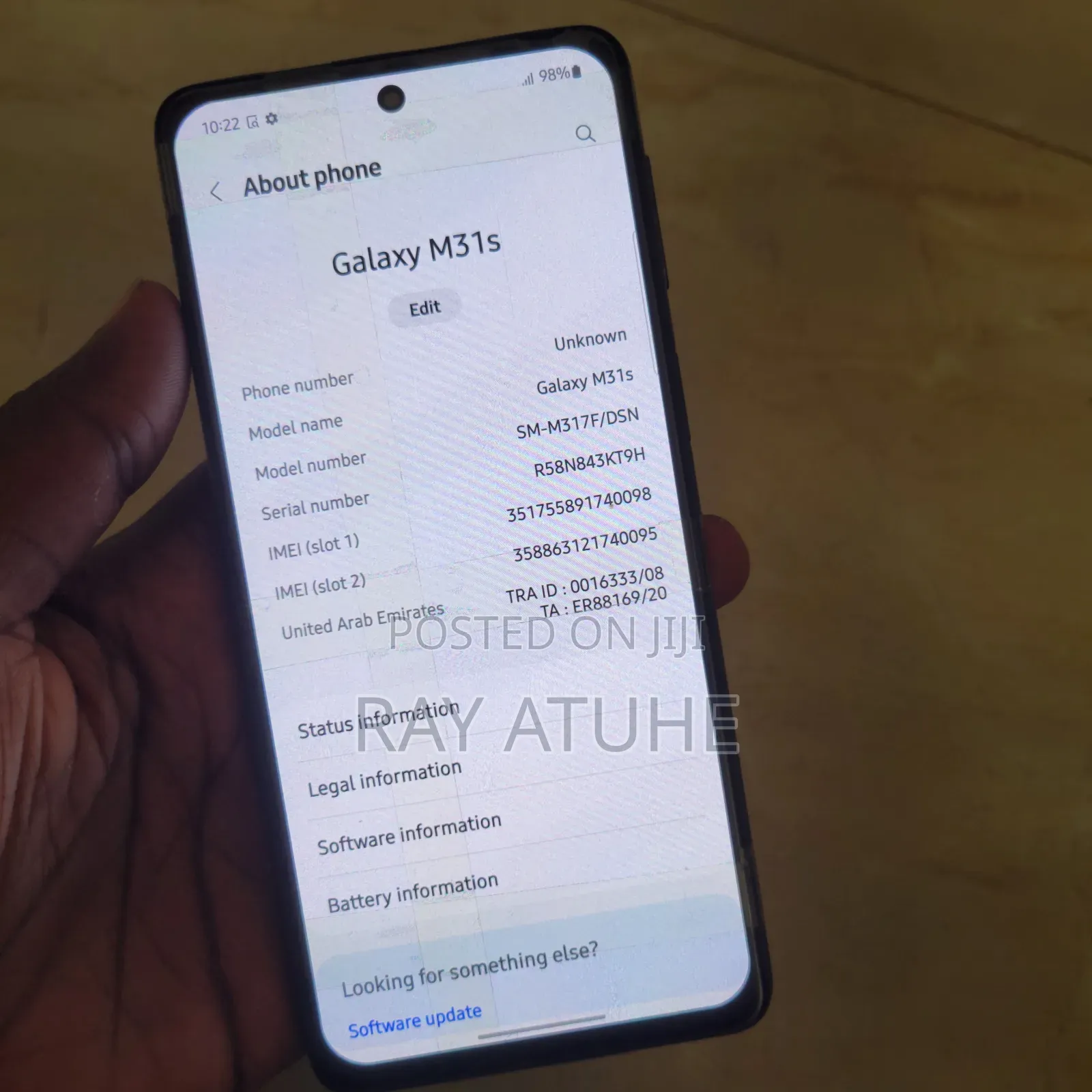 Samsung Galaxy M31s 128 GB Gray