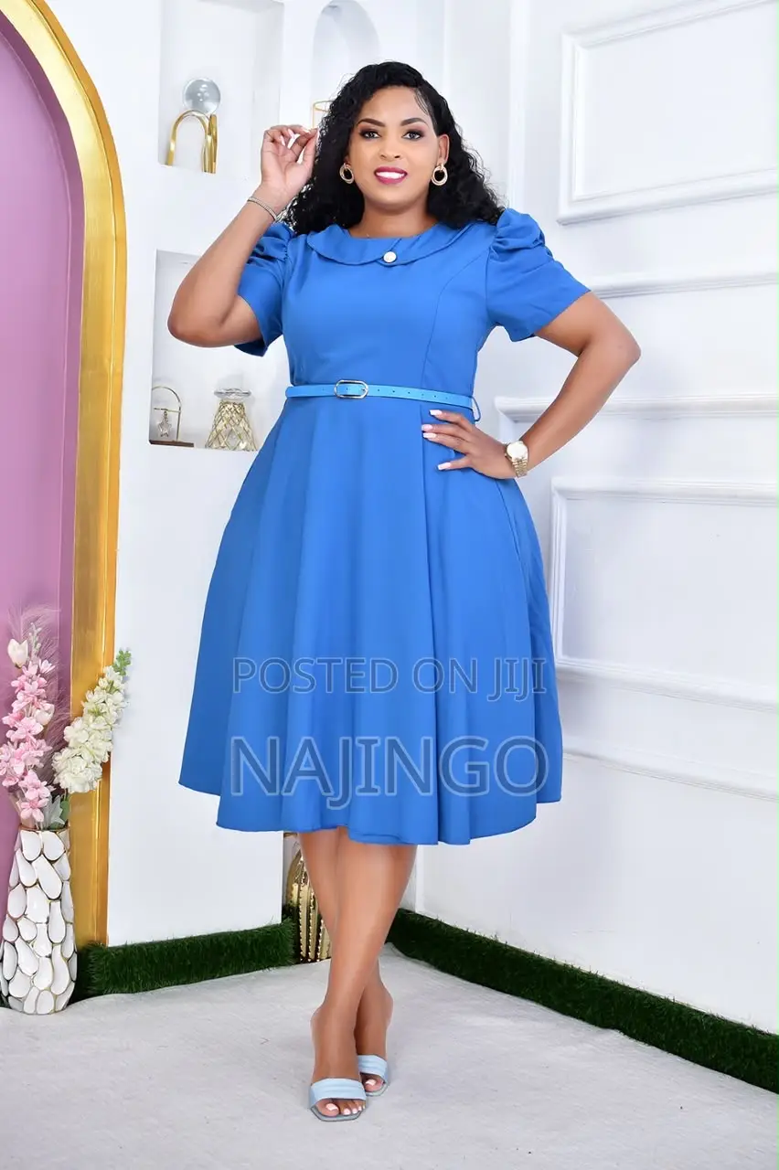 Short Office Round Dresses