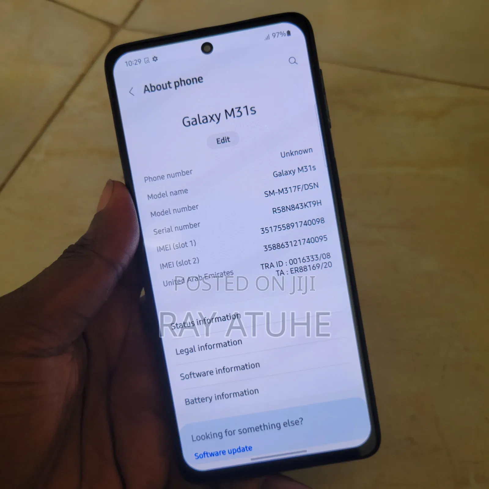 Samsung Galaxy M31s 128 GB Gray