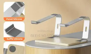 Wooden and Metal Desktop Laptop Stand / Riser.