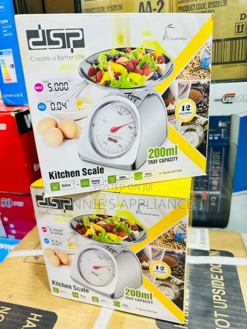 5kg DSP Stainless Steel Kitchen Weighing Scale