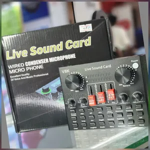 V8K Live Sound Card for Live Streaming, Singing, and Broadcasting.