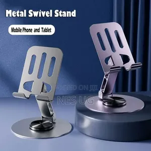 Aluminum Portable Desktop Phone Stand - Black
