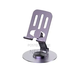 Aluminum Portable Desktop Phone Stand - Black
