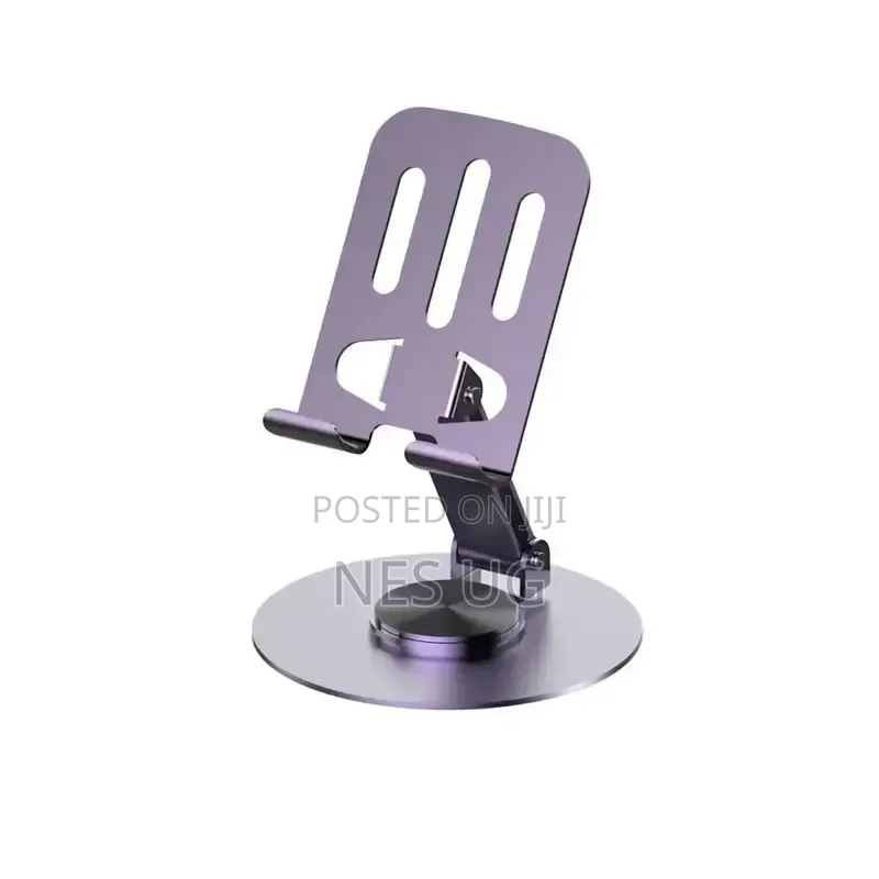 Aluminum Portable Desktop Phone Stand - Black