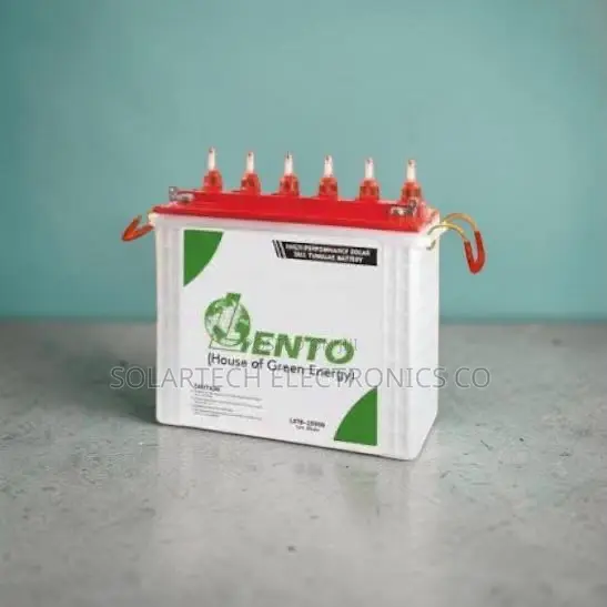 Lento 200Ah Flooded Tubular Battery for Home Backup Heavy Duty