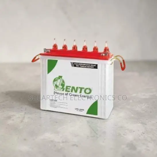 Lento 200Ah Flooded Tubular Battery for Home Backup Heavy Duty