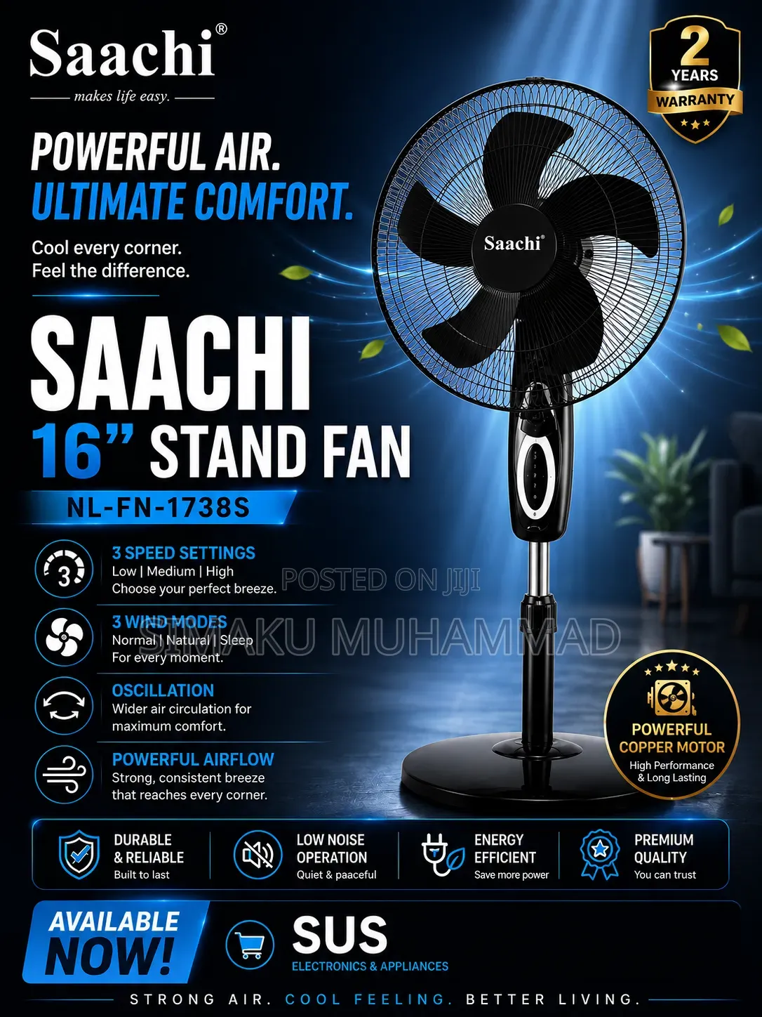 Electric Stand Fan