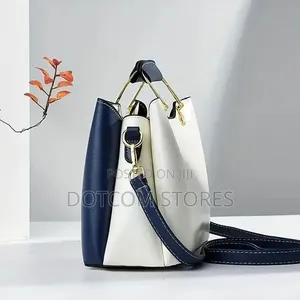 General Women's Contrast Color Tote Bag With Crossbody/Shoulder Strap