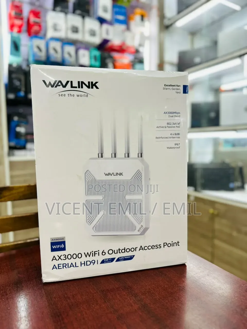WAVLINK AX3000 WiFi 6 Outdoor Access Point (Aerial HD9I)
