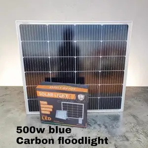 500W Blue Carbon High-Power Solar Floodlight – No Power Bills