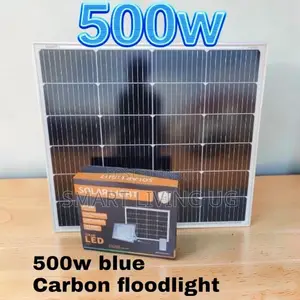 Blue Carbon 500W Solar Flood Light – Reliable All-Weather Resistant X