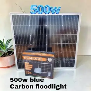 500W Blue Carbon Solar Floodlight – Wide Area Outdoor Lighting 879
