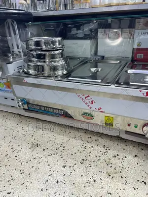 Commercial Electric 6-Pan Bain-Marie / Food Warmer.