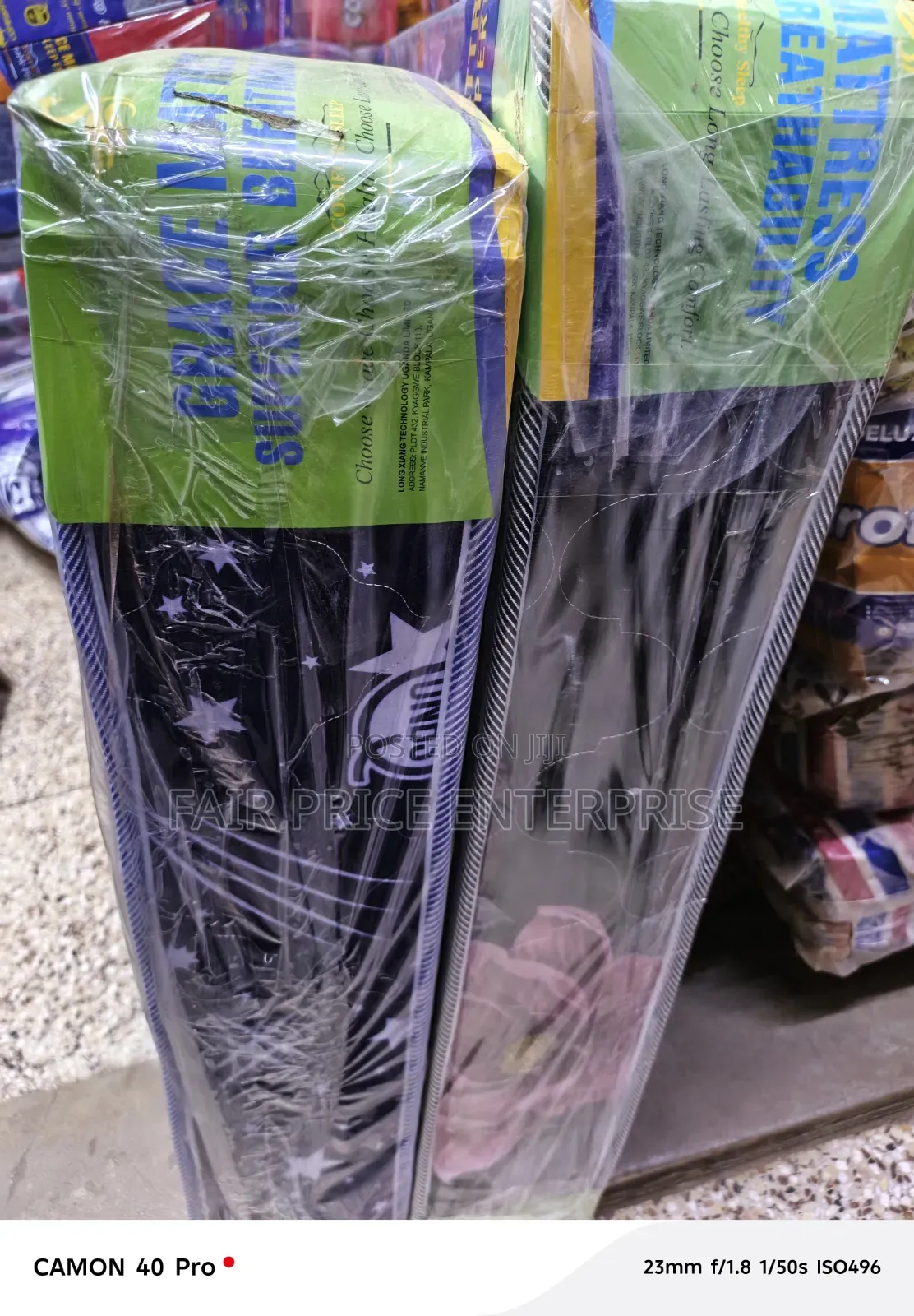 Fiber Mattress High Density. 3x6x6 Inches
