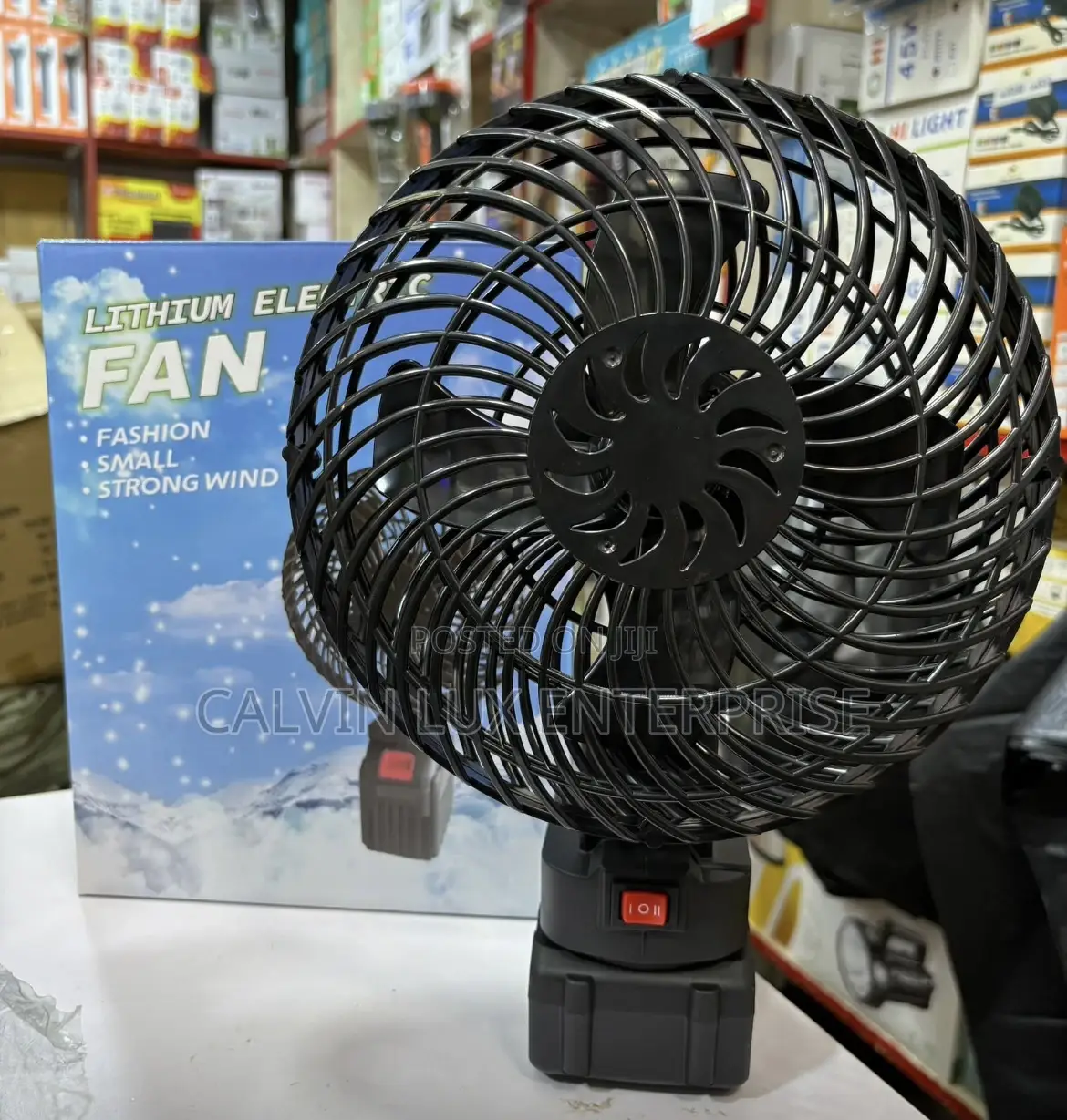 Lithium Battery Fan