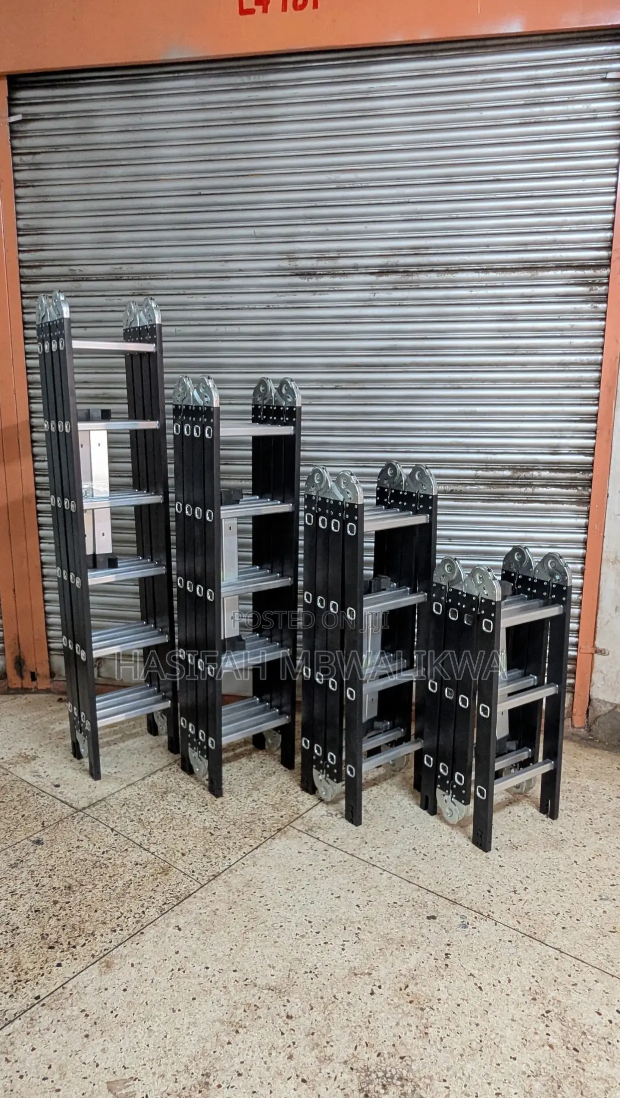Aluminium Folding Ladders 5.6metres 20 Steps