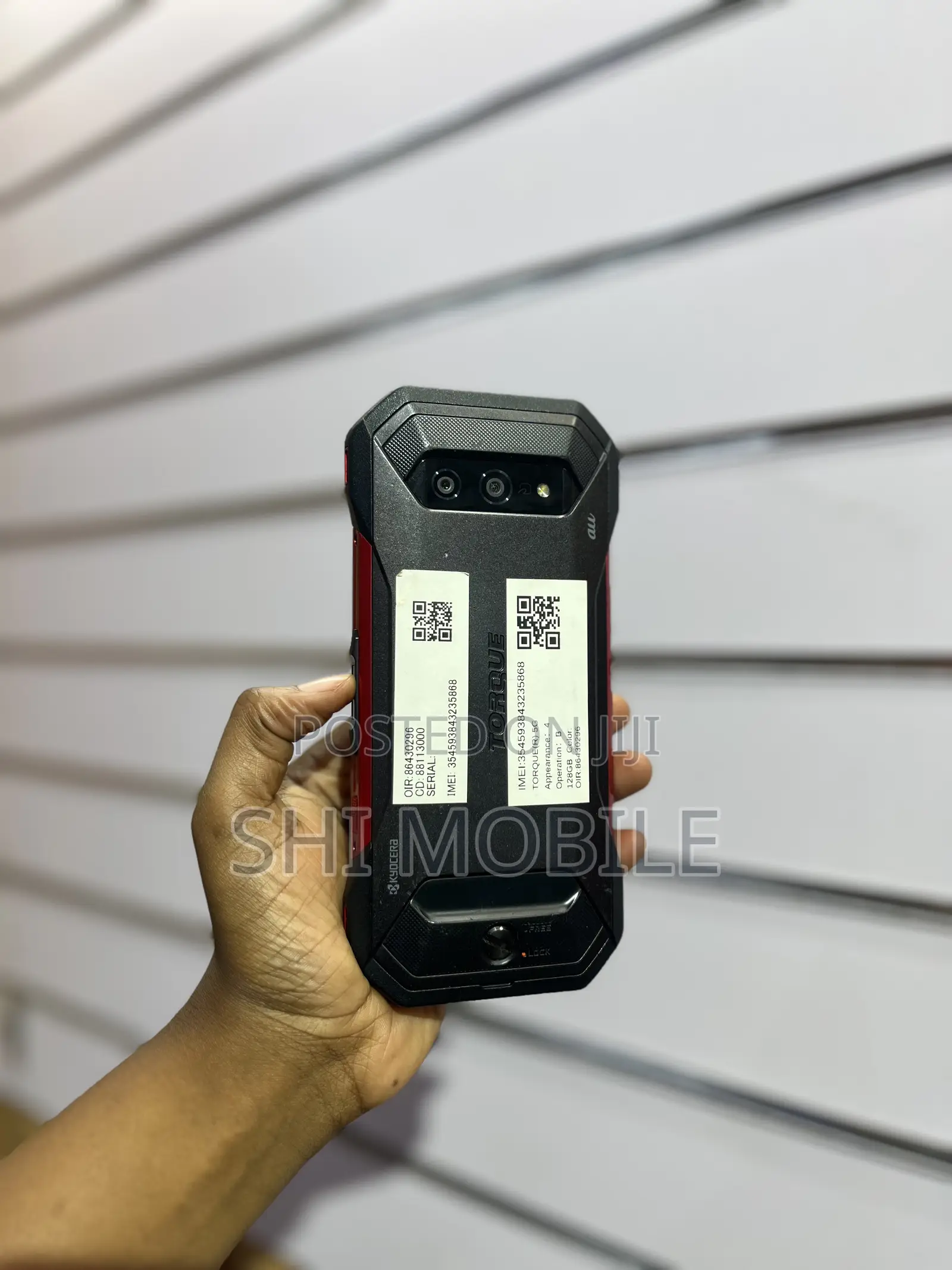 New Kyocera Torque 5G 128 GB Black