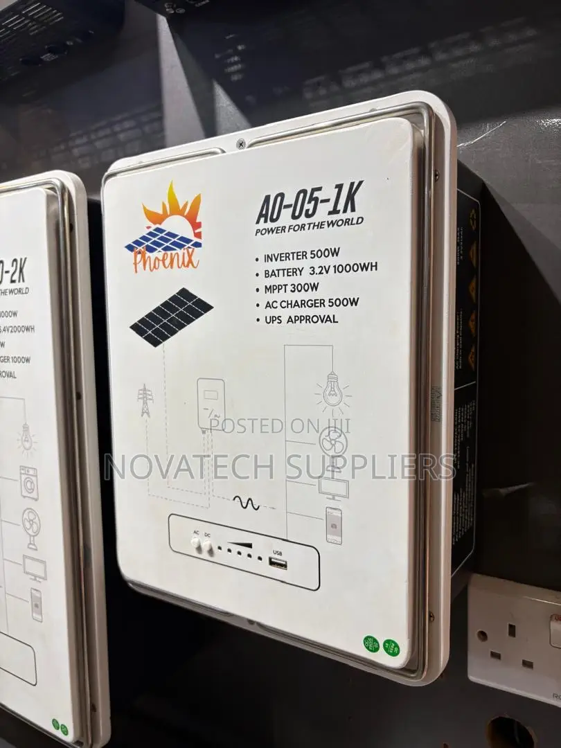 Phoenix 1kWh 500W All-in-One Solar Backup Power Station