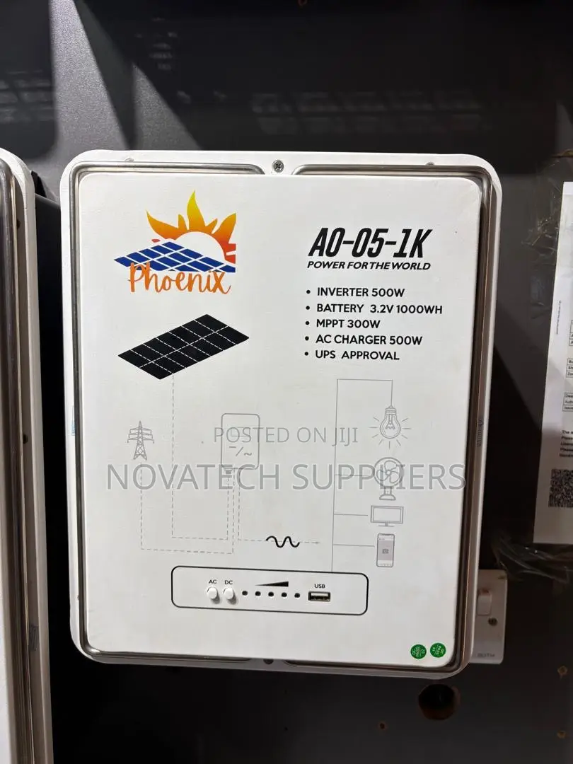 Phoenix 1kWh 500W All-in-One Solar Backup Power Station